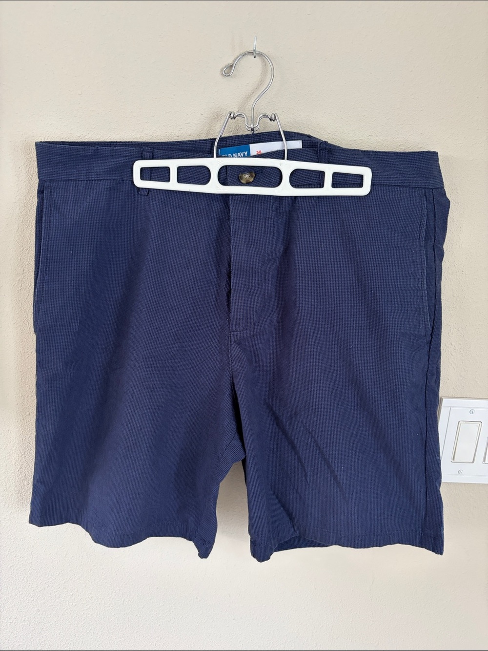 Old Navy Men's Dark Navy Flat Front Shorts